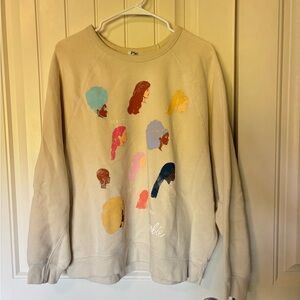 Barbie Cream Graphic Women's Sweater